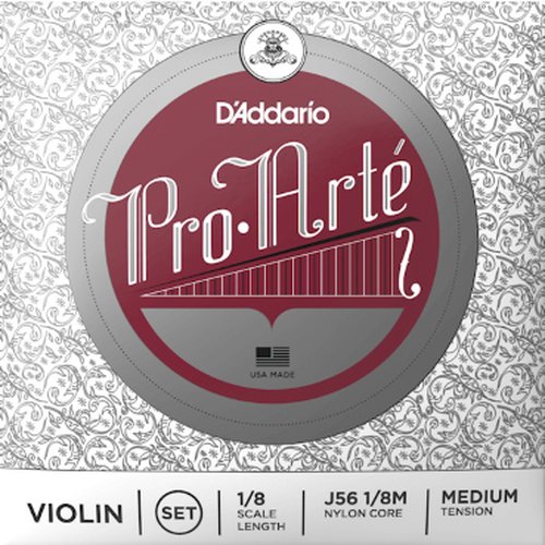 DAddario J56 1/8M Pro-Arte Violinen-Saitensatz Medium Tension