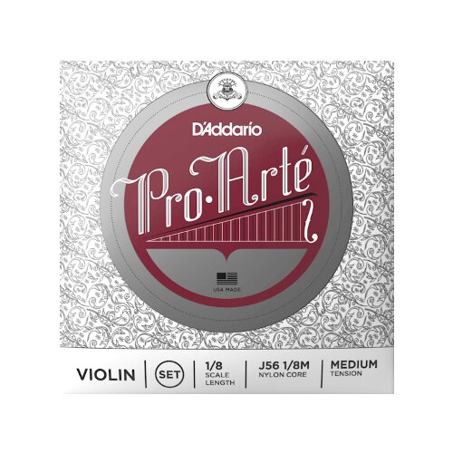 Juego de violín DAddario J56 1/8M Pro-Arte Medium Tension