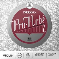 DAddario J56 1/8M Pro-Arte Violin Set Medium Tension