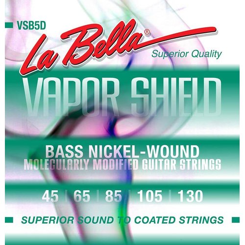 LaBella Vapor Shield VSB5D Nickel-Wound Bass 045/130 5-Cordes