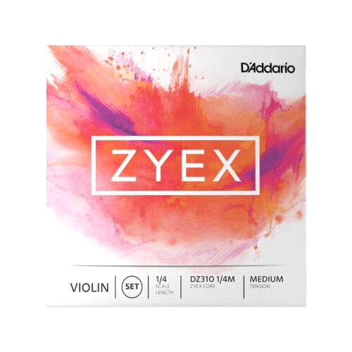DAddario DZ310 1/4M Zyex Violinen-Saitensatz Medium Tension