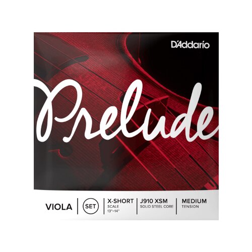 DAddario J910 XSM Prelude Viola Set, Extra Short Scale, Medium Tension