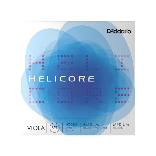 DAddario H410 LM Jeu de cordes pour alto Helicore, Long Scale, Medium Tension