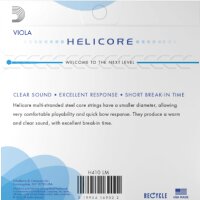 DAddario H410 LM Helicore Viola Set, Long Scale, Medium...