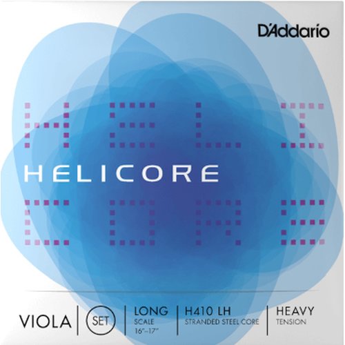 Juego de cuerdas para viola DAddario H410 LH Helicore, Long Scale, Heavy Tension