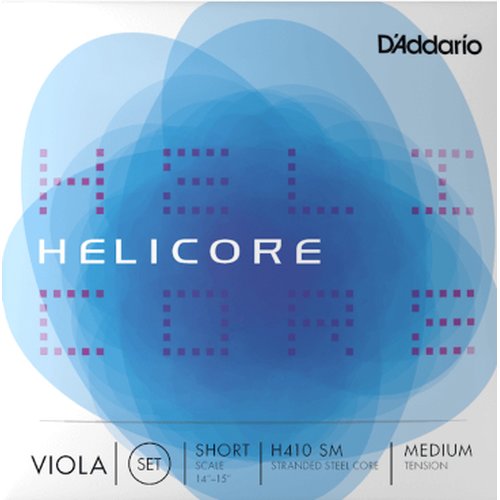 DAddario H410 SM Helicore Viola Set, Short Scale, Medium Tension