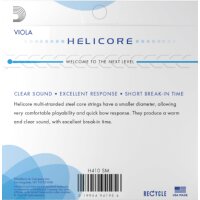 Juego de viola DAddario H410 SM Helicore, Short Scale,...