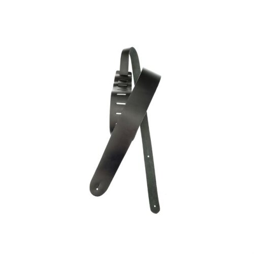 DAddario 25L00-DXXL Correa de cuero para guitarra, negra, extra larga