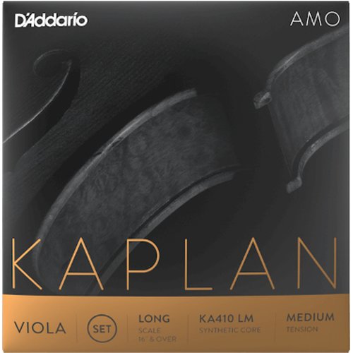 DAddario Kaplan Amo KA410 LM Jeu de cordes pour alto, Long Scale, Medium Tension