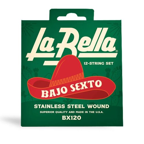 La Bella BX120 Set di corde per Bajo Sexto