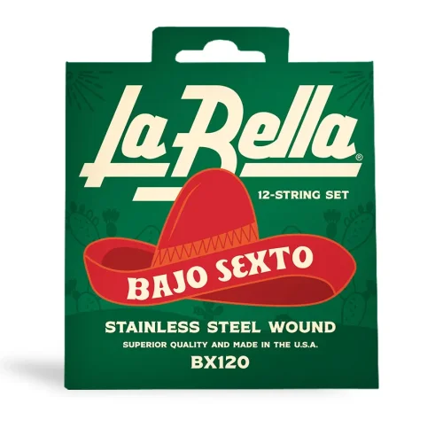 La Bella BX120 String set for bajo sexto
