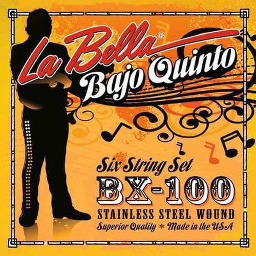 La Bella BX100 Jeu de cordes pour bajo Quinto