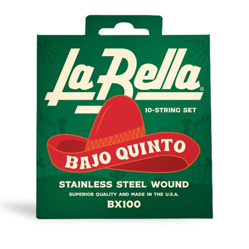 La Bella BX100 Juego de cuerdas para bajo Quinto