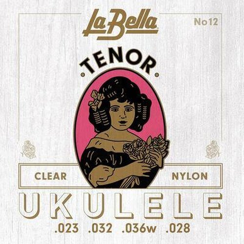 La Bella 12 Juego de cuerdas para ukelele tenor