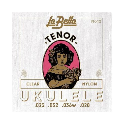 La Bella 12 Jeu de cordes pour ukulélé ténor