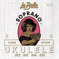 La Bella 11 Juego de cuerdas para ukelele soprano