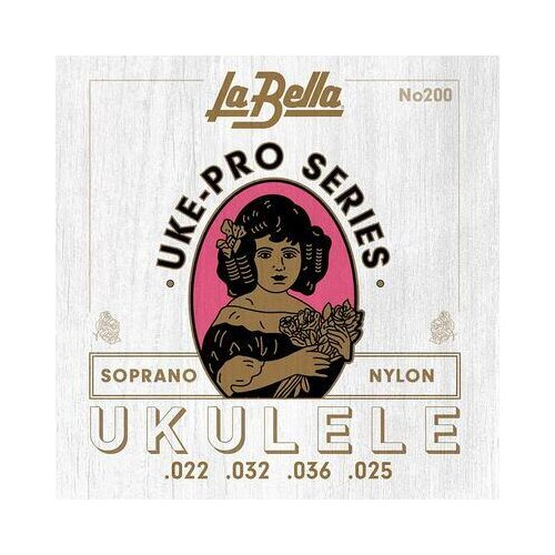 La Bella 200 Juego de cuerdas para ukelele soprano