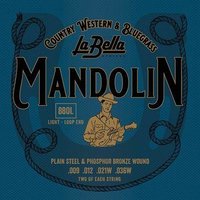 La Bella 880L Jeu de cordes pour mandoline