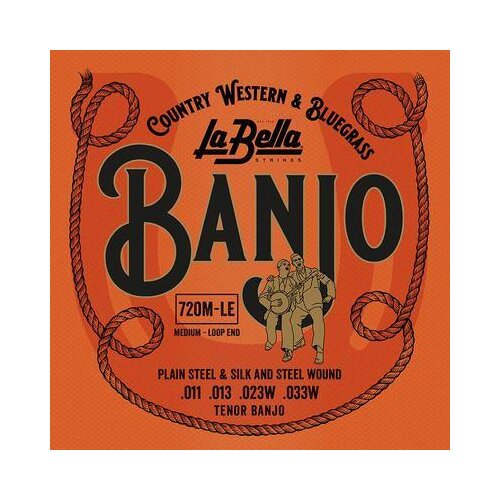 La Bella 720M-LE String Set for Tenor Banjo, Medium