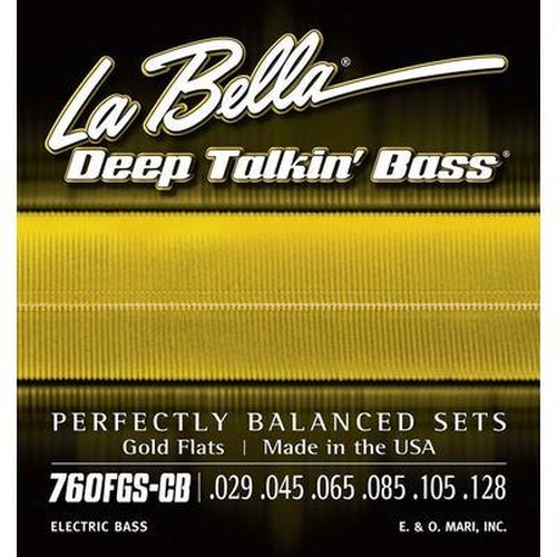 La Bella 760FGS-CB Jeu de cordes pour basse lectrique  6 cordes