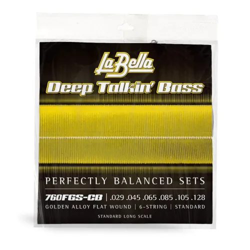 La Bella 760FGS-CB Set of strings for 6-string electric bass