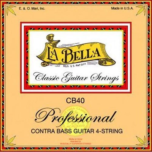 La Bella CB40-PE 4-Saitensatz für Kontrabass Gitarre