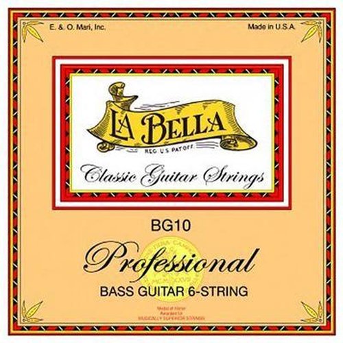 La Bella BG10 6-string set for double bass guitar