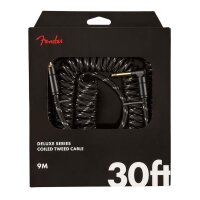 Fender Deluxe Series Spiralkabel 30ft, schwarzer Tweed