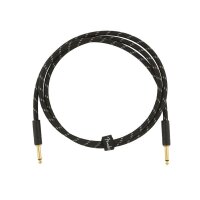 Fender Deluxe Series Guitar cable 5ft, black tweed