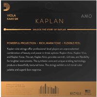 Juego de cuerdas para viola DAddario KA410 SM Kaplan Amo,...