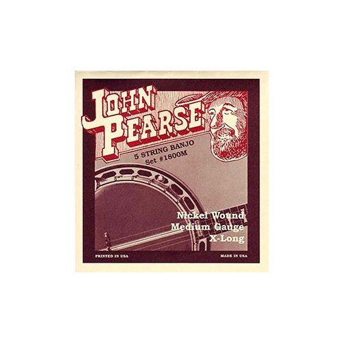 John Pearse 1800M Banjo 5-Cuerdas Loop End