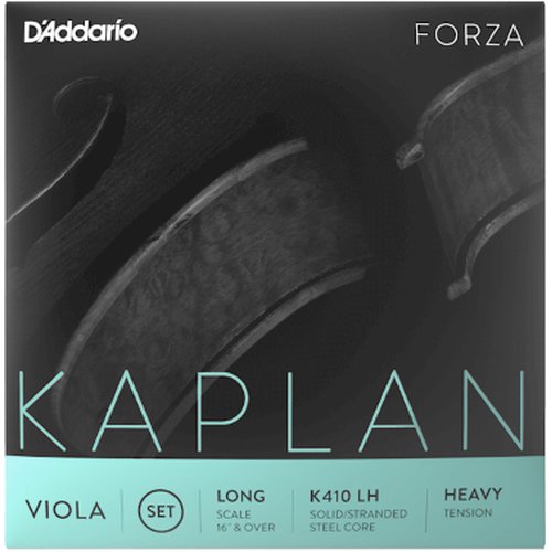 DAddario KA410 LH Kaplan Forza Viola-Saitensatz, Long Scale, Heavy Tension