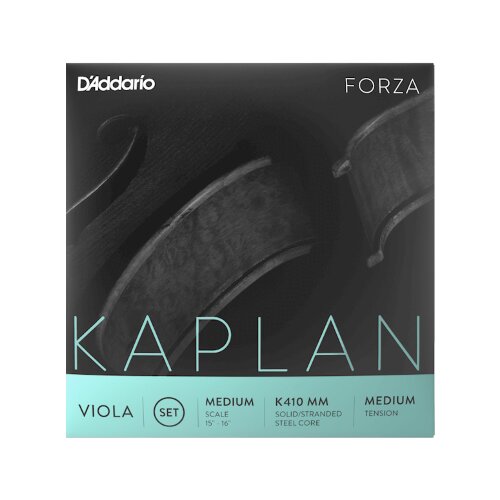 DAddario K410 MM Kaplan Forza Viola-Saitensatz, Medium Scale, Medium Tension