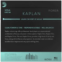 Juego de viola DAddario KA410 SM Kaplan Forza, Short...