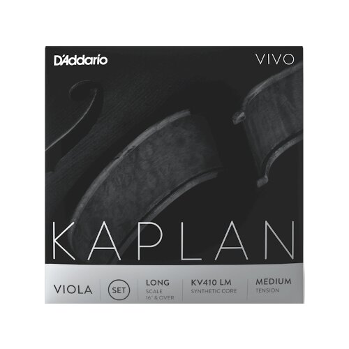 DAddario KV410 LM Kaplan Vivo Viola Set, Long Scale, Medium Tension
