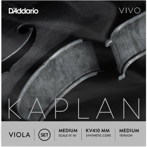 DAddario KV410 MM Kaplan Vivo Viola-Saitensatz, Medium Scale, Medium Tension