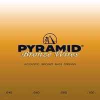 Pyramid Akustik Bass 80/20 Brass Alloy Short Scale 040/096