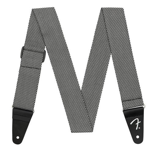 Fender Guitar strap Modern Tweed, white/black