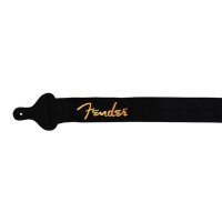 Fender GitarrengurtPoly Logo, schwarz/gelb