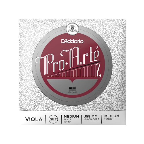 DAddario J58 MM Pro-Arte Viola-Saitensatz, Medium Scale, Medium Tension
