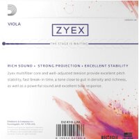 Juego de viola DAddario DZ410 LM Zyex, Long Scale, Medium...