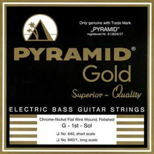Pyramid Gold Flatwound Short Scale VI2595F - 025/095 6-Saiter