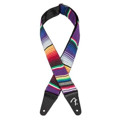 Fender Gitarrengurt Serape, lila mehrfarbig