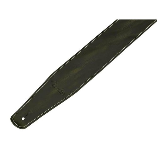 Fender Guitar strap vintage leather, green