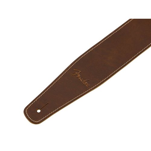 Fender Sangle de guitare en cuir vintage, brun clair