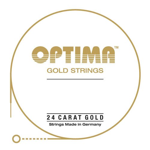 Cordes au dtail de Optima Gold Wound acoustique 023w
