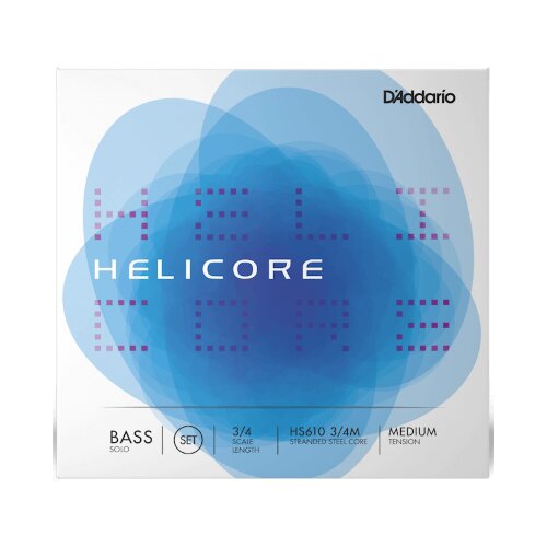 DAddario Helicore Solo Corde per contrabbasso 3/4 Medium Tension
