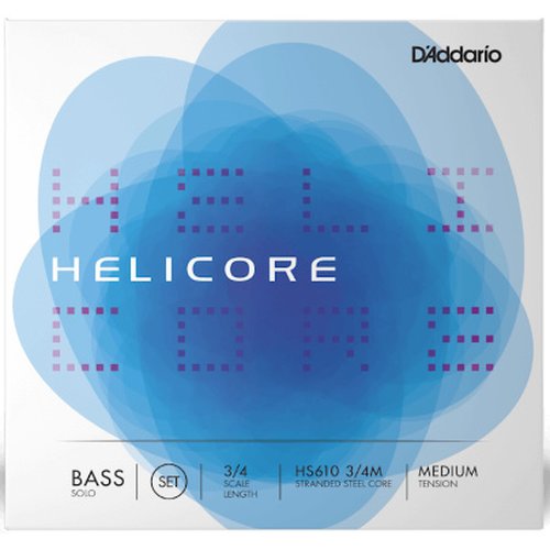 DAddario Helicore Solo Double bass strings 3/4 Medium Tension HS611 3/4M (A)