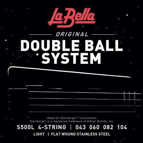 La Bella Double Ball Flatwound Cordes au dtail .060