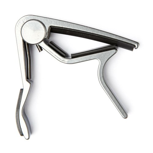 Dunlop 83CS Trigger Capo for Western Guitar, curved, smoked chrome
